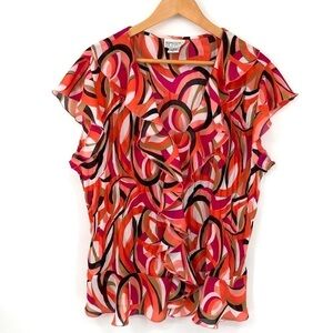 Bethany Semi Sheer Sleeveless Top Size XXL (20)